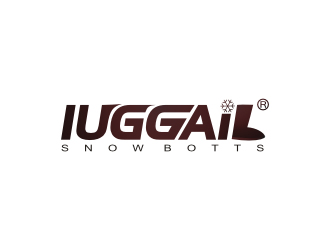 杨福的IUGGAIL雪地靴英文字体logologo设计