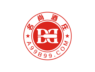 谭家强的名尚酒庄进口红酒logo设计