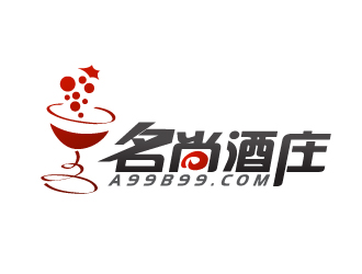 晓熹的名尚酒庄进口红酒logo设计