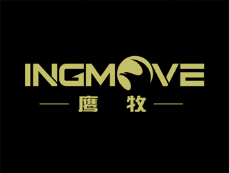 谭家强的ingmove鹰牧logo设计