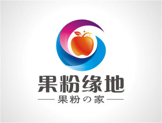 杨福的果粉缘地logo设计