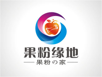 杨福的果粉缘地logo设计