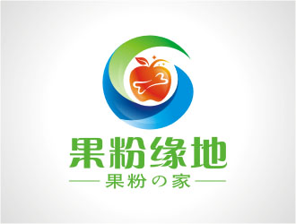 杨福的果粉缘地logo设计