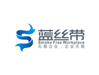 林思源的蓝丝带logo设计