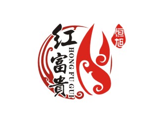 曾翼的红富贵logo设计