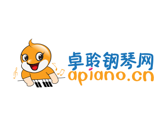 黄安悦的卓聆钢琴网（apiano.cn）logo设计