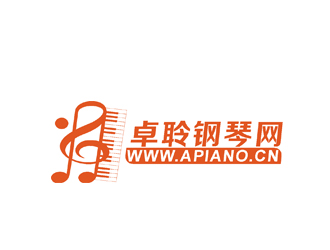 许明慧的卓聆钢琴网（apiano.cn）logo设计