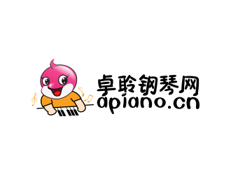 黄安悦的卓聆钢琴网（apiano.cn）logo设计