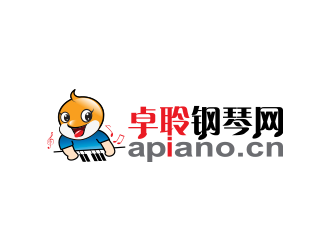 黄安悦的卓聆钢琴网（apiano.cn）logo设计