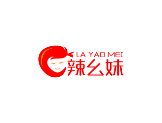 周金进的辣幺妹 食品卡通设计logo设计