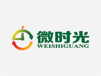 设计用的微时光果汁饮料店logo设计