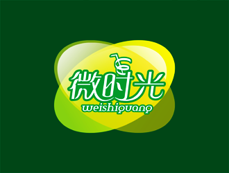 谭家强的微时光果汁饮料店logo设计