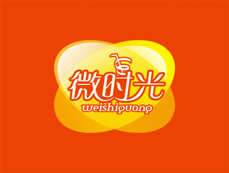 谭家强的微时光果汁饮料店logo设计