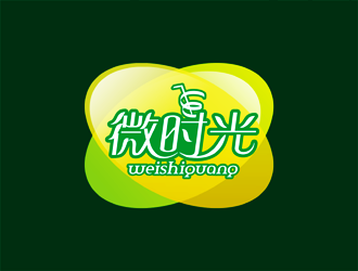 谭家强的微时光果汁饮料店logo设计