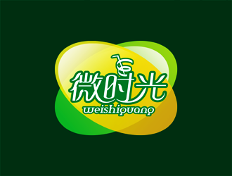 谭家强的微时光果汁饮料店logo设计