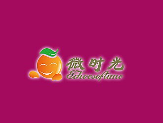 孙红印的微时光果汁饮料店logo设计