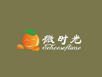 孙红印的微时光果汁饮料店logo设计