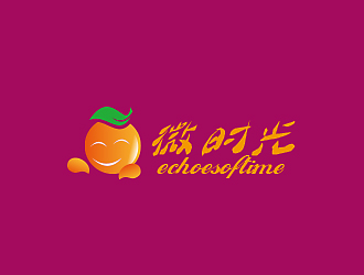 孙红印的微时光果汁饮料店logo设计