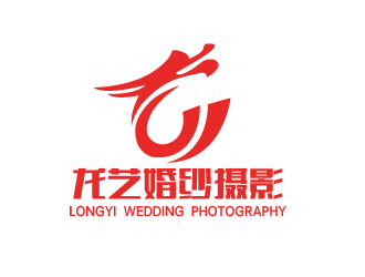 沈大杰的龙艺婚纱摄影logo设计