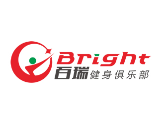 廖燕峰的百瑞 Bright 健身俱乐部logo设计