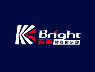 周国强的百瑞 Bright 健身俱乐部logo设计