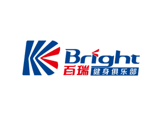 周国强的百瑞 Bright 健身俱乐部logo设计