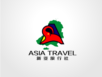 陈晓滨的Asia Travel    新亚旅行社  （南非）logo设计