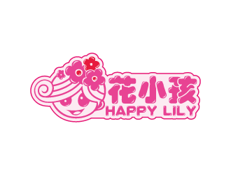 周金进的花小孩甜品休闲吧logo设计