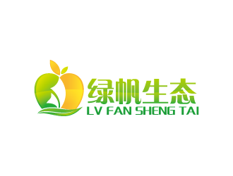 周金进的绿帆生态logo设计