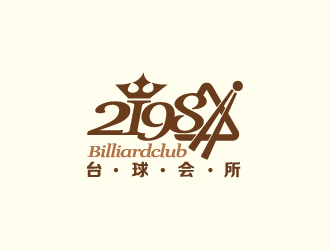 杨勇的2198台球会所logo设计