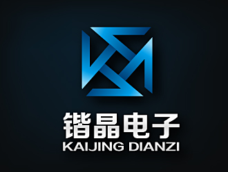 白冰的上海锴晶电子设备有限公司logo设计