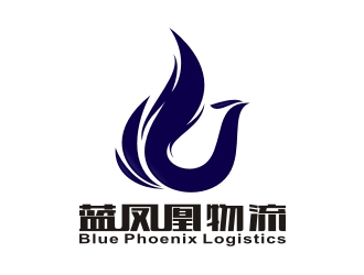 何嘉健的蓝凤凰物流有限公司logo设计