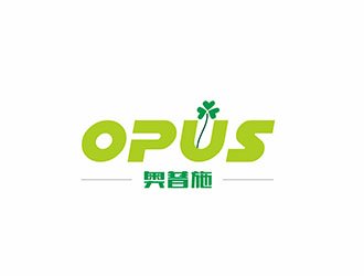 AR科技核心～雪狐设计的OPUS 奥普施logo设计