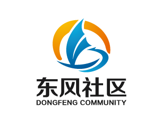 张晓明的东风社区logo设计