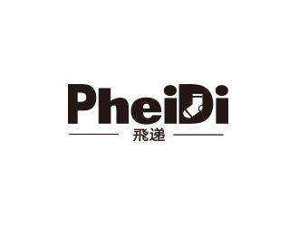 .的Pheidi    飛递logo设计