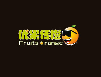 王孝婷的优果传橙   Fruits orangelogo设计