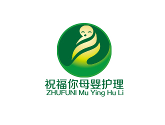 何锦江的北京祝福你母婴护理中心logo设计