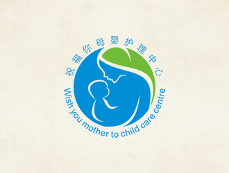 廖燕峰的北京祝福你母婴护理中心logo设计