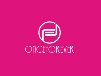 郭庆忠的英文：onceforever  +中文：万姿艾唯logo设计