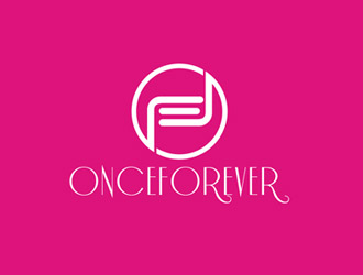 郭庆忠的英文：onceforever  +中文：万姿艾唯logo设计