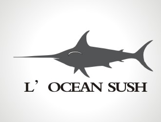 吴溪锋的L'OCEAN SUSHIlogo设计