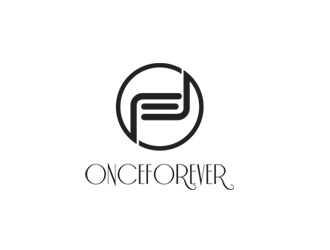 郭庆忠的英文：onceforever  +中文：万姿艾唯logo设计