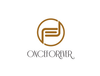 郭庆忠的英文：onceforever  +中文：万姿艾唯logo设计