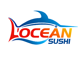 劳志飞的L'OCEAN SUSHIlogo设计