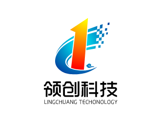 张发国的领创科技logo设计