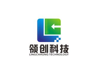 何嘉健的领创科技logo设计