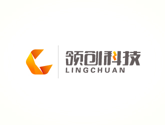 文大为的领创科技logo设计