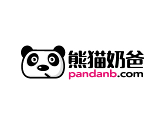 周金进的熊猫奶爸logo设计