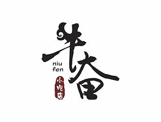 黄一鸣的牛奋logo设计