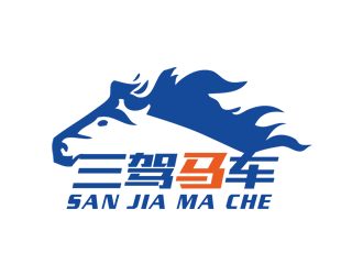 廖燕峰的三驾马车logo设计